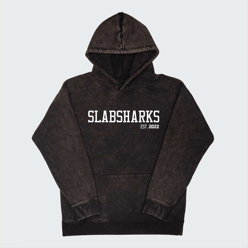 Varsity Hoodie Acid Black_croped